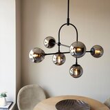  Endon 106661 - Luster na štapu ONTARIO 6xE14/7W/230V crna/dimljena crna | Eponuda.com
