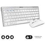 Subblim Kombinirano tipkovnico Multidispositive Compact Silver/White Bluetooth, (20605506) Cene