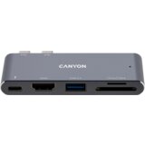 Canyon hub DS-5 5in1 Thunderbolt 3 4k Space Grey | Eponuda.ba