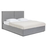 Bonami Selection Siva oblazinjena zakonska postelja s prostorom za shranjevanje z letvenim dnom 180x200 cm Thessa Bold – | Shoptok.si