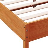  Okvir kreveta bez madraca voštano smeđi 140x190 cm od borovine | shoptok.hr