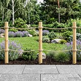  Ograde 15 kom. Smeđa 60 cm Masivna borovina | shoptok.hr