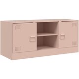 Maison Chic TV omarica - TV enota - Televizijska omarica roza 99x39x44 cm jeklo, (21702164) | Shoptok.si