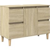  3-dijelni set kupaonskog namještaja boja hrasta sonome drveni | shoptok.hr