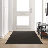 vidaXL Predpražnik Pravousten Črn 120x250 cm, (22048783) | Shoptok.si