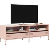 vidaXL TV omarica roza 135x39x43,5 cm hladno valjano jeklo | Shoptok.si
