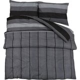 vidaXL Posteljnina temno sivo 260x240 cm bombaž, (21050735) Cene