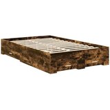 vidaXL Okvir za krevet s ladicama Dimljeni hrast 120 x 200 cm - Dimljeni hrast 120 x 200 cm | shoptok.hr