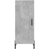  Komoda siva boja betona 34 5x34x90 cm od konstruiranog drva | shoptok.hr