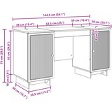  Stol Staro drvo Konstruirano drvo 142,5 x 50 x 75 cm | shoptok.hr