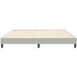 Box Spring krevet bez madracem svijetlo sivi 200x210 cm baršun | shoptok.hr