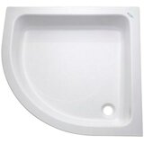 AQUAART Tuš kada Luna (D x Š: 80 x 80 cm, Plastika, Bijele boje) | shoptok.hr