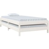  Složivi krevet bijeli 90x200 cm od masivne borovine | shoptok.hr