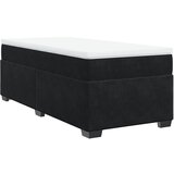 Maison Chic Box spring postelja - Vzmetna postelja z vzmetnico črna 80x200 cm žamet SL10444, (21885662) Cene