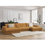 Bobochic Paris Senf žuta kutna garnitura od samta (u obliku slova "U") Leonard – | shoptok.hr