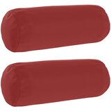  Presvlaka za jastuk 2 pcs HEERLEN Vinska crvena Ø 15 x 40 cm | shoptok.hr