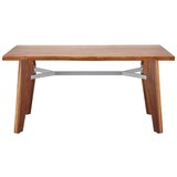 Bessagi Home jedilna miza jasper, barva oreha, siva, 90 x 160 cm | Shoptok.si