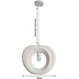 Brilagi Luster na sajli WABI SABI 1xE27/60W/230V prečnik 38 cm bela | Eponuda.com