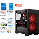 MEGA Računalnik MT S7X i7-12700K/RTX5070Ti/32GB/2TB-4.0/750W/Brez OS/črna RGB + Estetski napajalni kabli [Rdeča / Črna], (5000130907) Cene