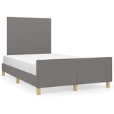  Za krevet s uzglavljem tamnosivi 120x200 cm od tkanine | shoptok.hr