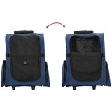Kolica za kućne ljubimce 3-u-1 Dizajn Plava 48x32x(57-106) cm Oxford tkanina | shoptok.hr