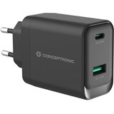  Conceptronic ALTHEA20B45 2-Port 45W GaN USB PD Charger, USB-C x 1, USB-A x 1, QC 3.0, PPS, PD 3.0 | shoptok.hr