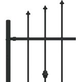  Ograda sa šiljcima Asten Crna 200 x 130 cm | Eponuda.ba