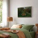  Slika - Henri Rousseau – Le Lion ayant faim se jette sur l\'Antilope 120x80 U prirodnom drvenom okviru | shoptok.hr