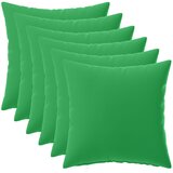  Presvlaka za jastuk 6 pcs HEERLEN Zelena 40 x 40 cm Poliester | shoptok.hr