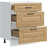 vidaXL Donji kuhinjski ormarić Kalmar boja hrasta konstruirano drvo | shoptok.hr