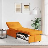 Krevet-sofa na razvlačenje Tamno žuta 194 x 50 x 82 cm tkanina | shoptok.hr