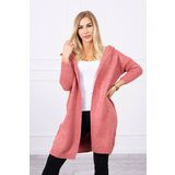 Kesi Hooded sweater dark pink cene