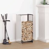  stojalo za drva 40x30x80 cm nerjaveče jeklo | Shoptok.si