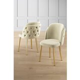 Hanah home Axle - Cream, Gold CreamGold Chair Set (6 Pieces) | ePonuda.com