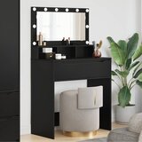  Stolovi za presvlačenje u spavaćoj sobi Crna 80 x 39,6 x 135 cm | shoptok.hr