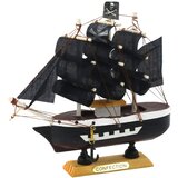  Kolekcionarska maketa piratskog broda 16x15cm - crni | shoptok.hr