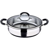  Duboka tava s poklopcem Masterpro Nehrđajući Čelik AISI 304 (3 8 L) 28 x 7 cm | shoptok.hr