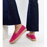 Gemre Dark pink lace platform espadrilles Samra | shoptok.hr