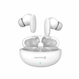 Swissten slušalice Bluetooth, In-ear, mikrofon, HandsFree, bijele SONIC | shoptok.hr