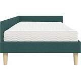  Kutni krevetni okvir s madracem 2 kom. Tamnozelena 90 x 200 cm | shoptok.hr