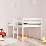  Visoki krevet bijeli 90 x 200 cm od masivne borovine | shoptok.hr