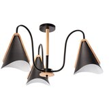 Toolight skandinavska stropna svjetiljka s tri ruke crna APP605-3C | shoptok.hr