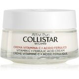 Collistar Attivi Puri Vitamin C + Ferulic Acid Cream posvjetljujuća krema s vitaminom C 50 ml | shoptok.hr