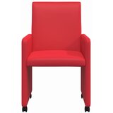  Blagovačke stolice s kotačima 2 pcs Crvena 57 x 66 x 94 cm | Eponuda.com