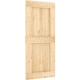  Klizna vrata s priborom za montažu 90 x 210 cm masivna borovina | shoptok.hr