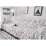 Prekrivač za krevet 180x230cm PK-027 - Ukrštene linije braon | ePonuda.com