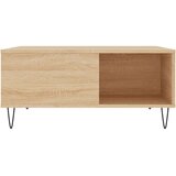 vidaXL Stolić za kavu boja hrasta 80x80x36 5 cm konstruirano drvo | shoptok.hr