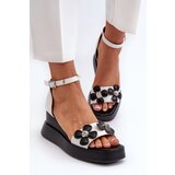 Boto Women's Platform and Wedge Sandals with Flowers White Foviana | ePonuda.com