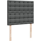  Krevet s oprugama i madracem tamnosivi 120 x 200 cm od tkanine | shoptok.hr