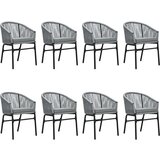 9-dijelni vrtni blagovaonski set sivi | shoptok.hr